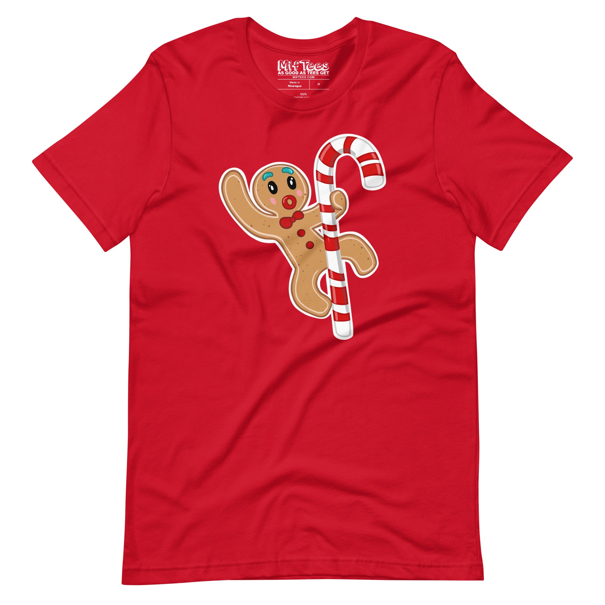 Candy Cane Dancer Gingerbread Man t-shirt