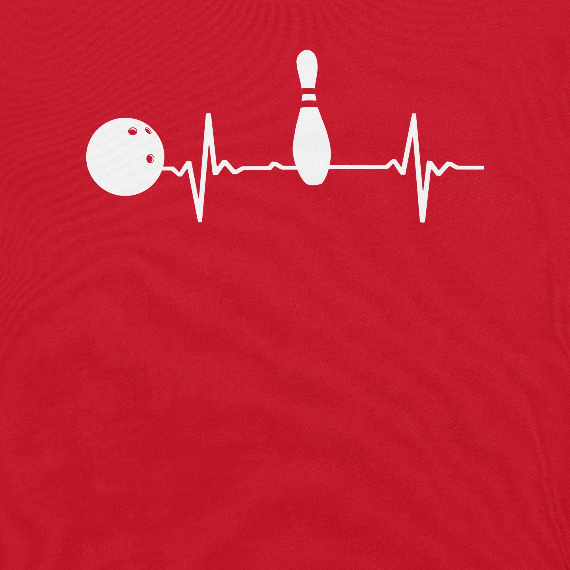 Bowling heartbeat t-shirt