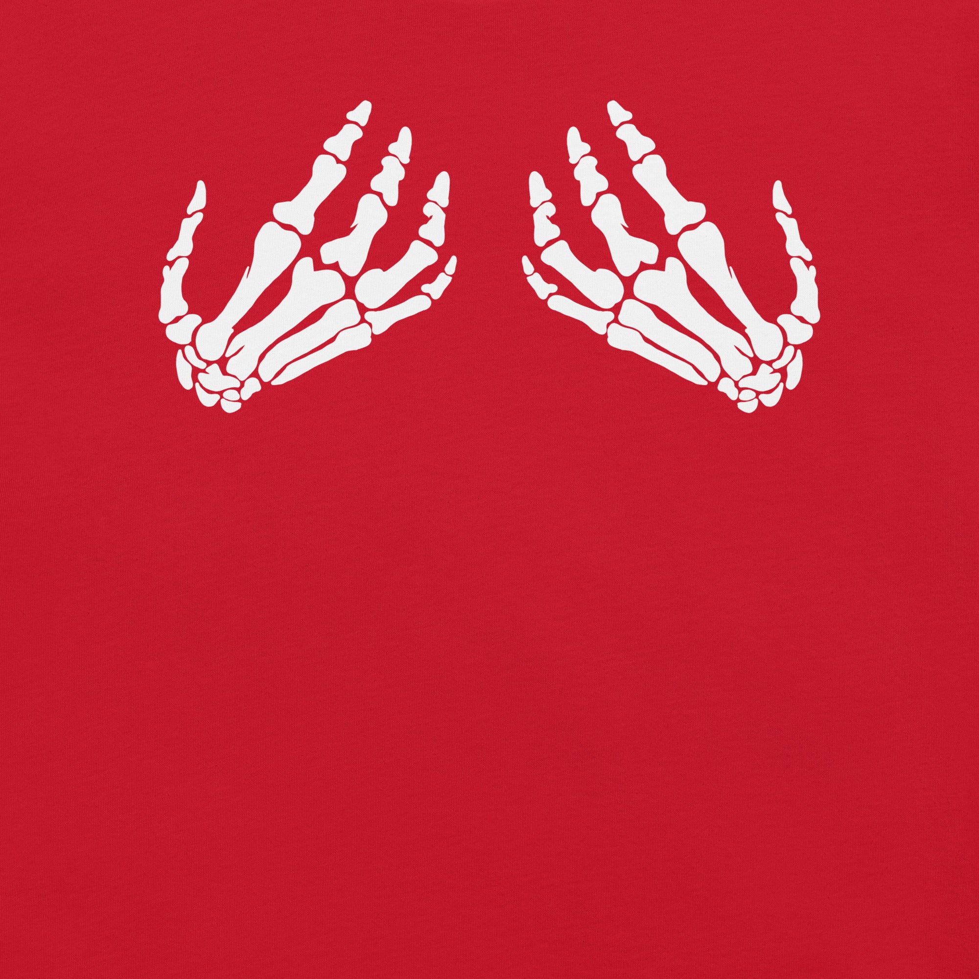 Skeleton Hands Boob T-Shirt