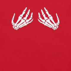 Skeleton Hands Boob T-Shirt