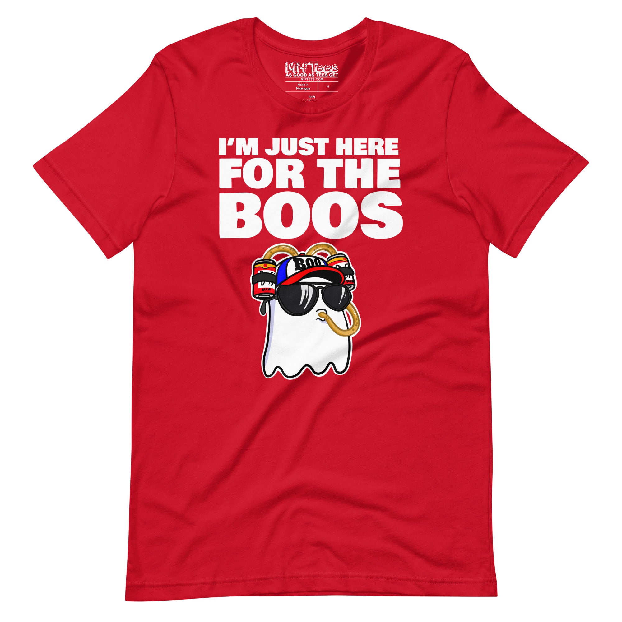 I'm Just Here for the Boos Halloween Ghost T-Shirt