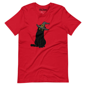 Black Cat Witch Halloween t-shirt