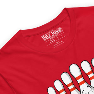 Scared Bowling Pins t-shirt