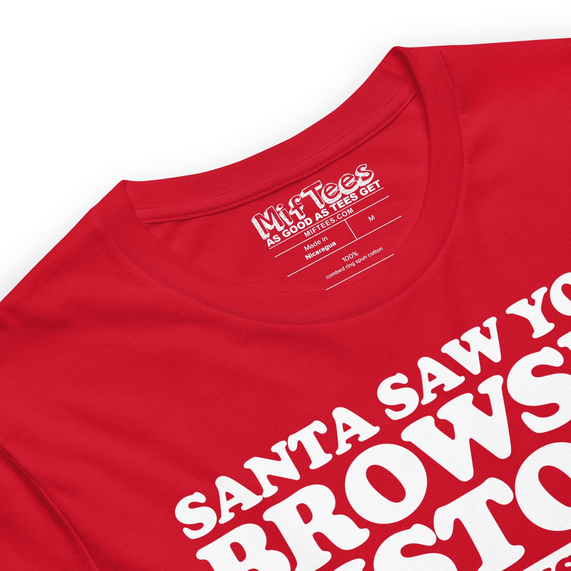 Santa Saw Your Browser History t-shirt