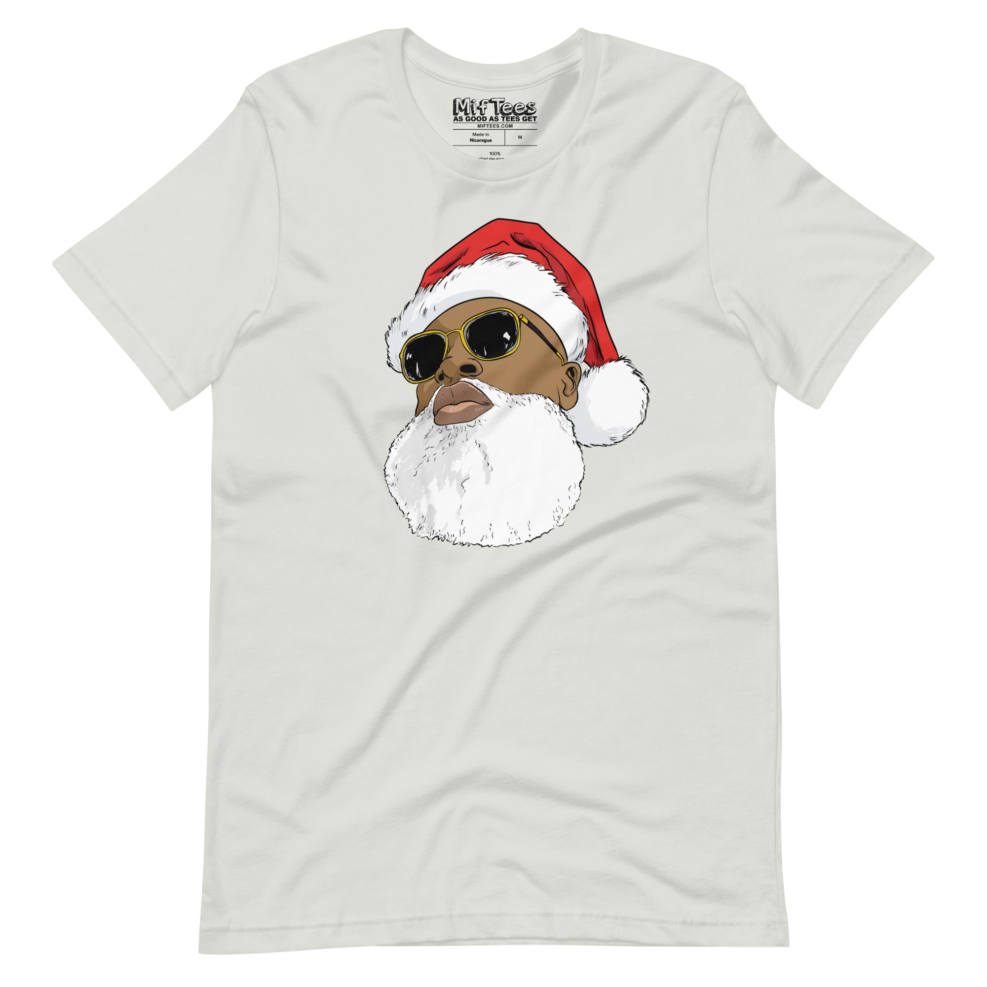 Black Santa Claus with Sunglasses t-shirt