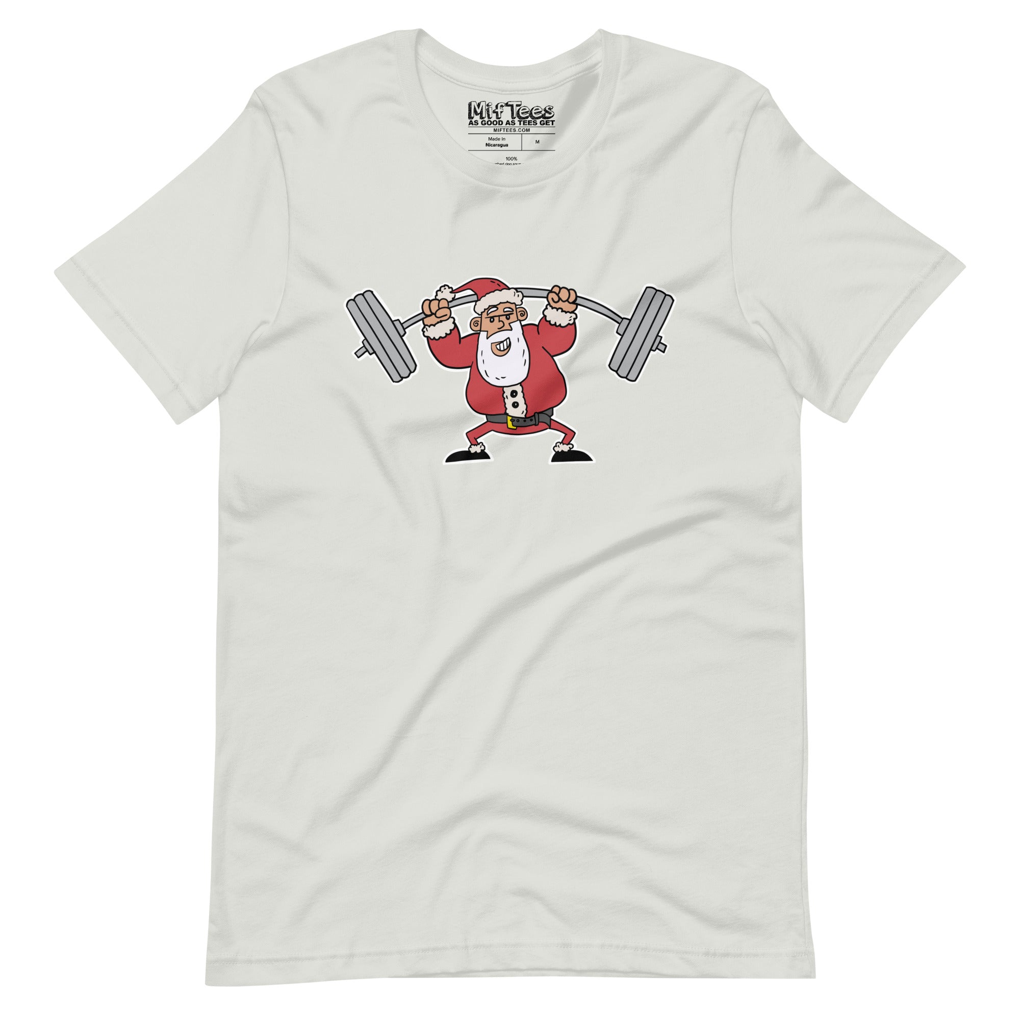 Santa Lifting Weights t-shirt