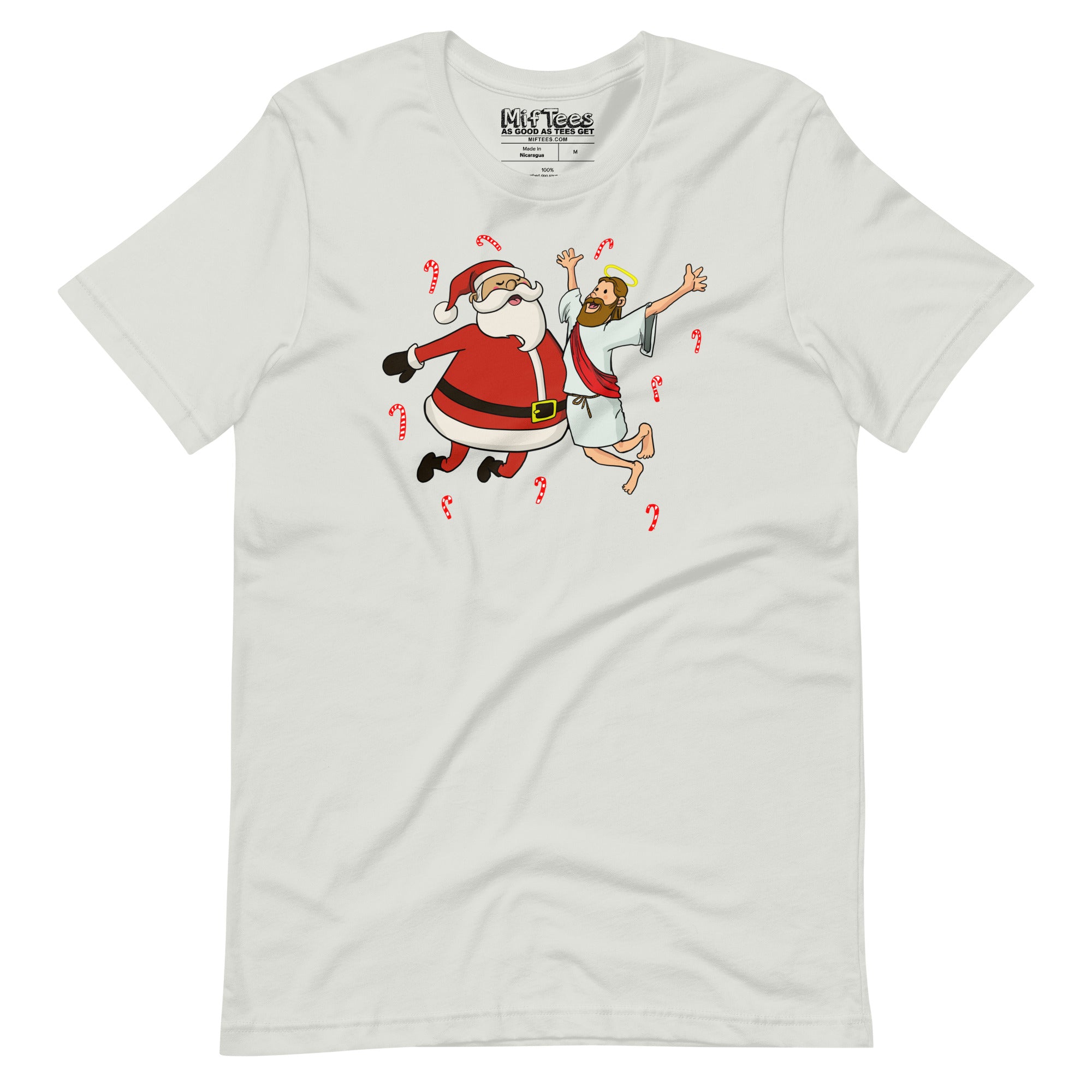 Jesus and Santa t-shirt