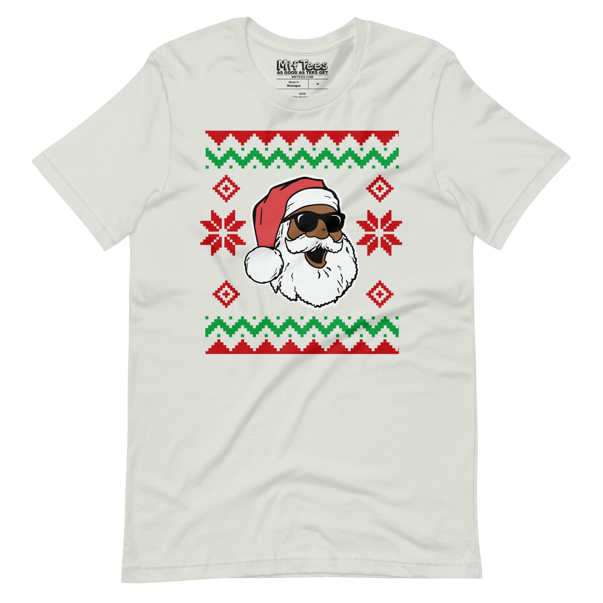 Black Santa Ugly Christmas t-shirt