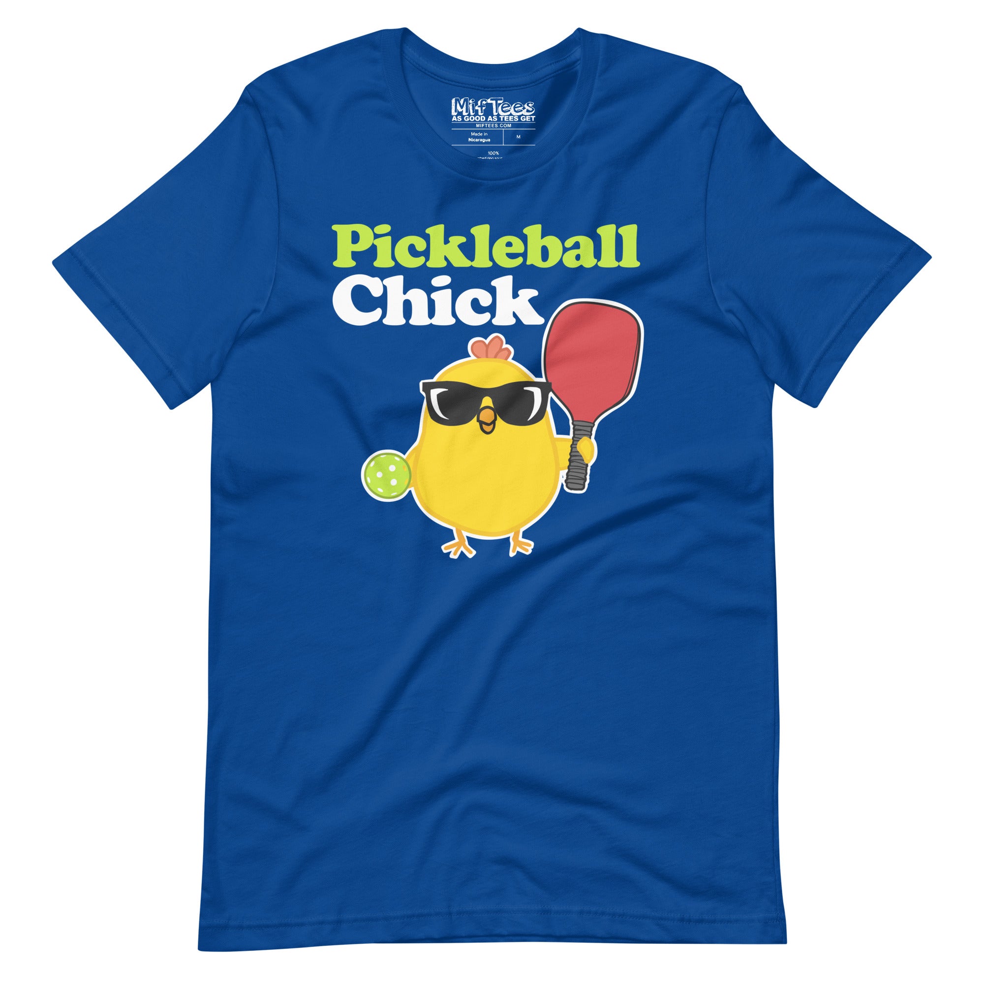 Pickleball Chick with Sunglasses t-shirt