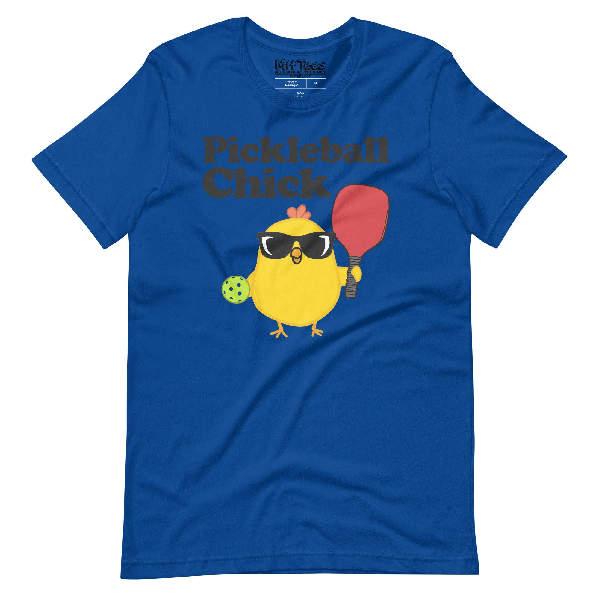 Pickleball Chick with Sunglasses t-shirt