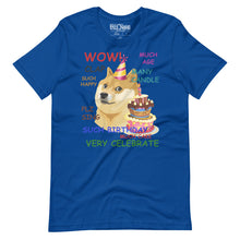 Load image into Gallery viewer, Birthday Doge Meme  t-shirt
