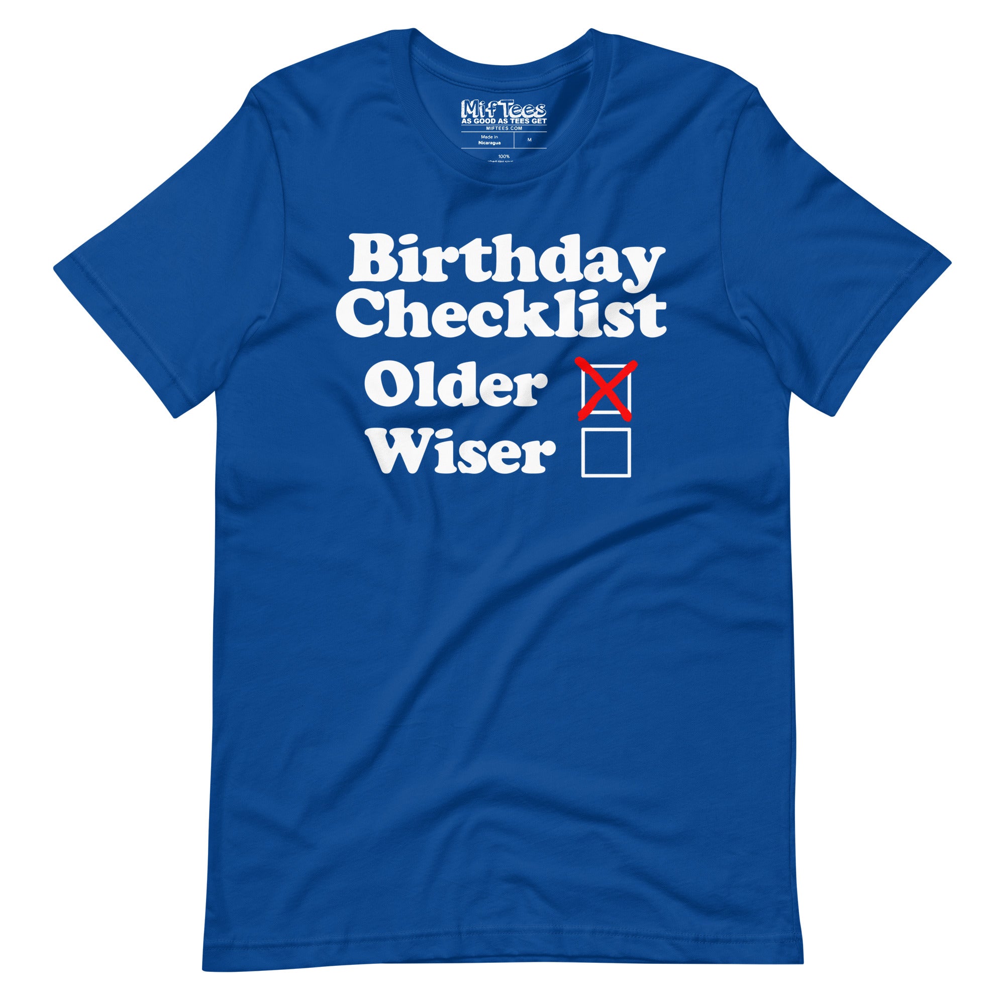 Birthday Checklist T-Shirt