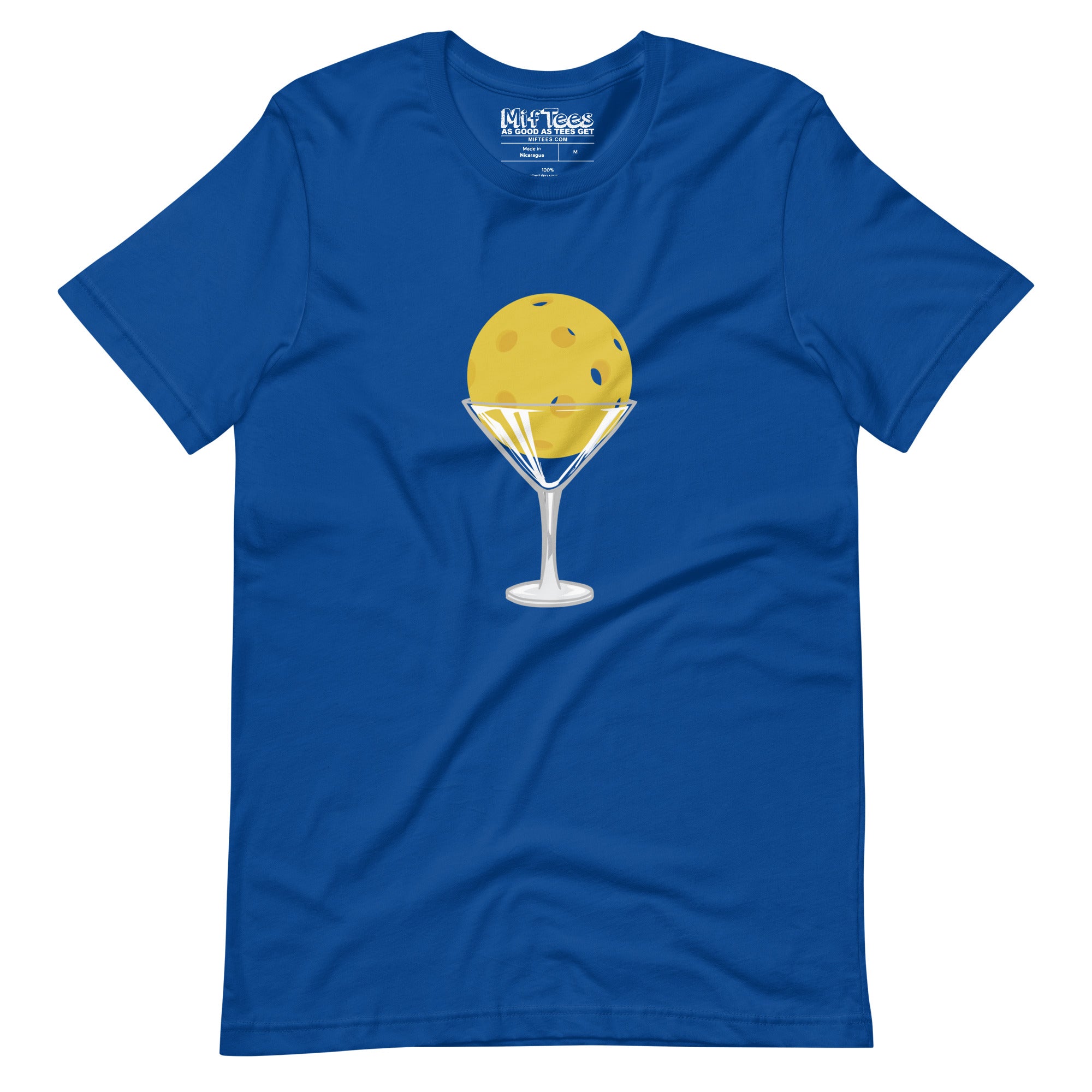 Pickleball in Martini Glass t-shirt