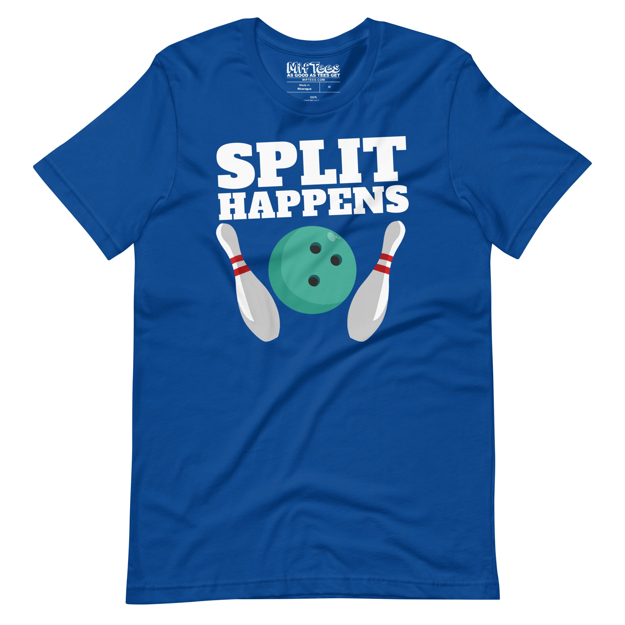 Bowling Split Happens t-shirt