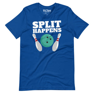 Bowling Split Happens t-shirt