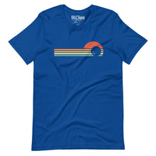 Load image into Gallery viewer, Retro Sunset Bowling t-shirt
