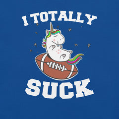 I Totally Suck at Fantasy Football Unicorn t-shirt