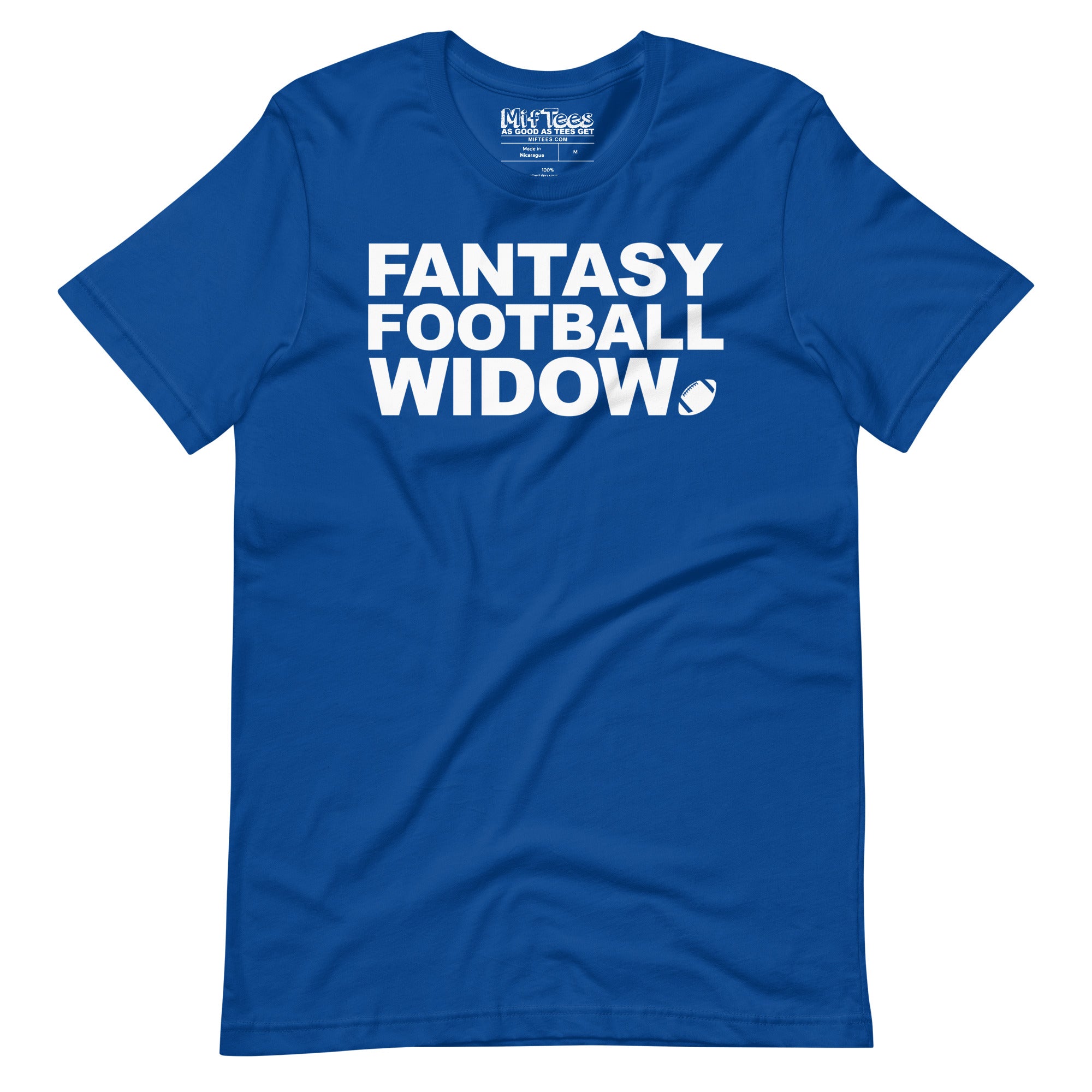 Fantasy Football Widow T-Shirt