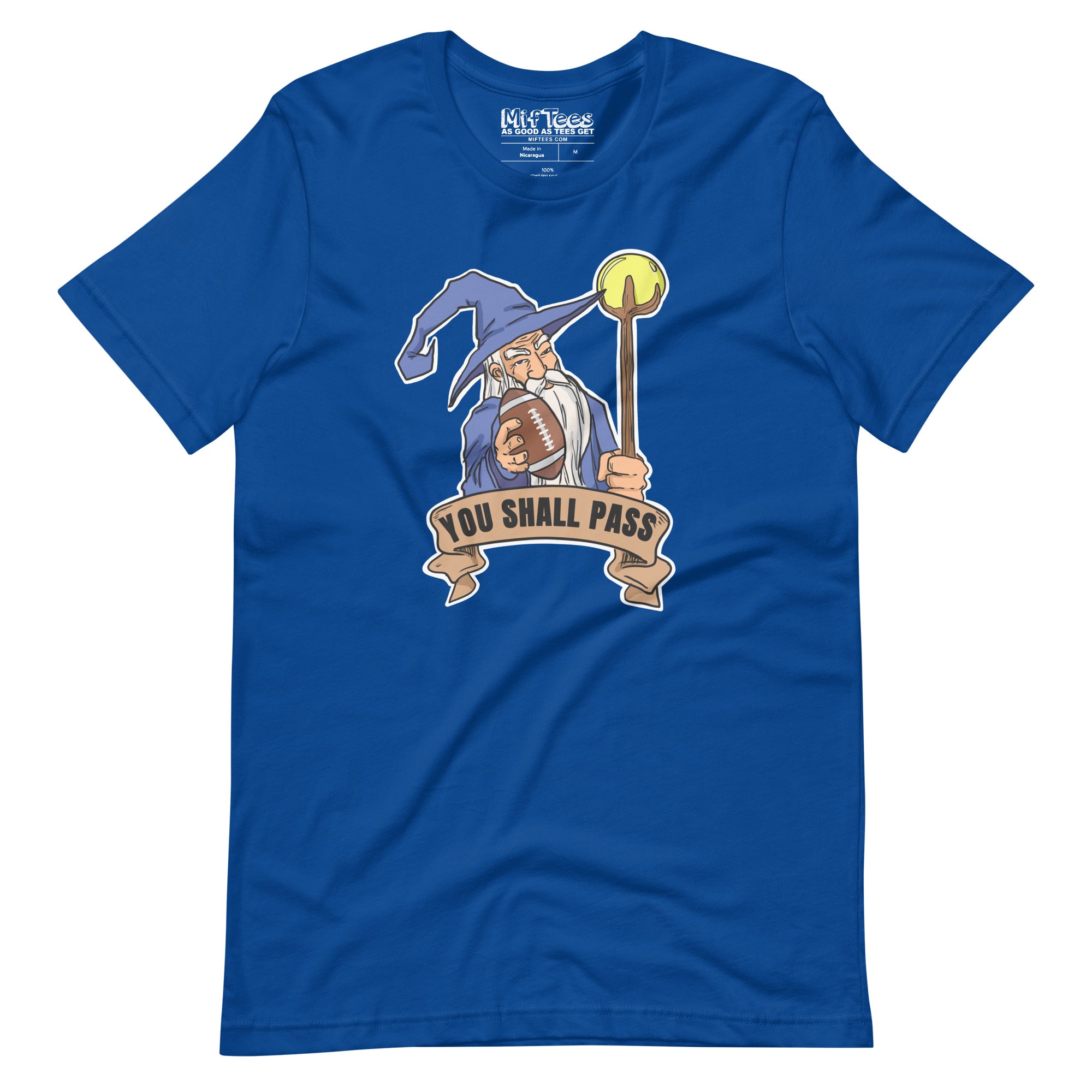 You Shall Pass Fantasy Football Wizard t-shirt