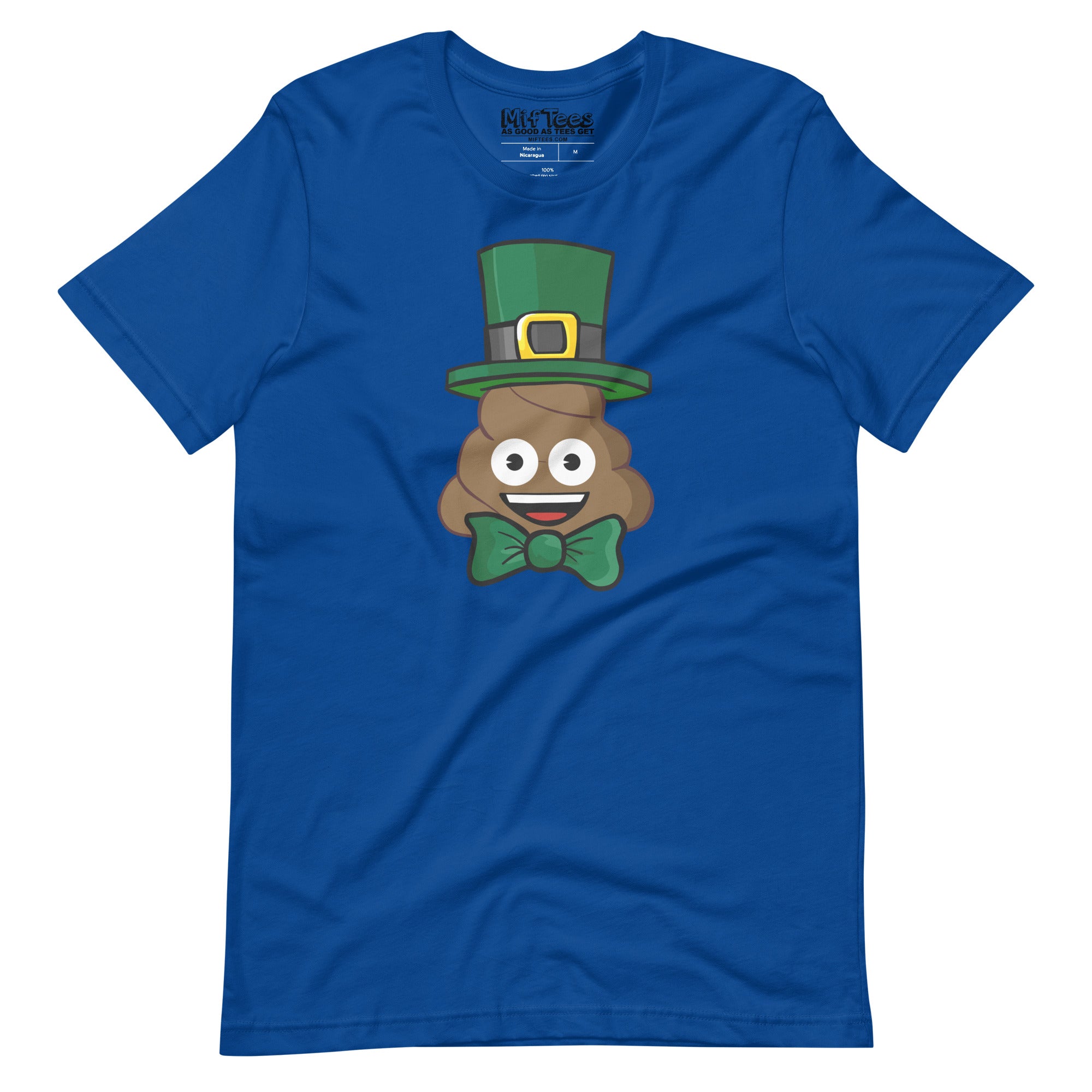 St Patrick's Day Poop funny St patricks day poop emoji T-Shirt