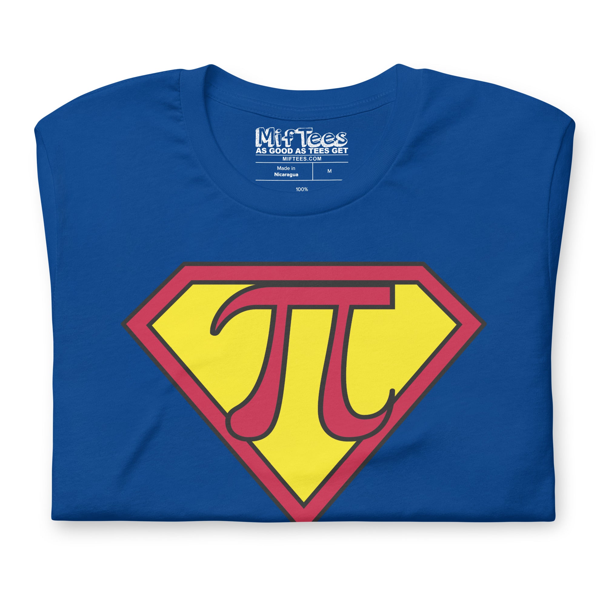 SuperPi Superhero Pi Math Teacher SuperPi T-Shirt