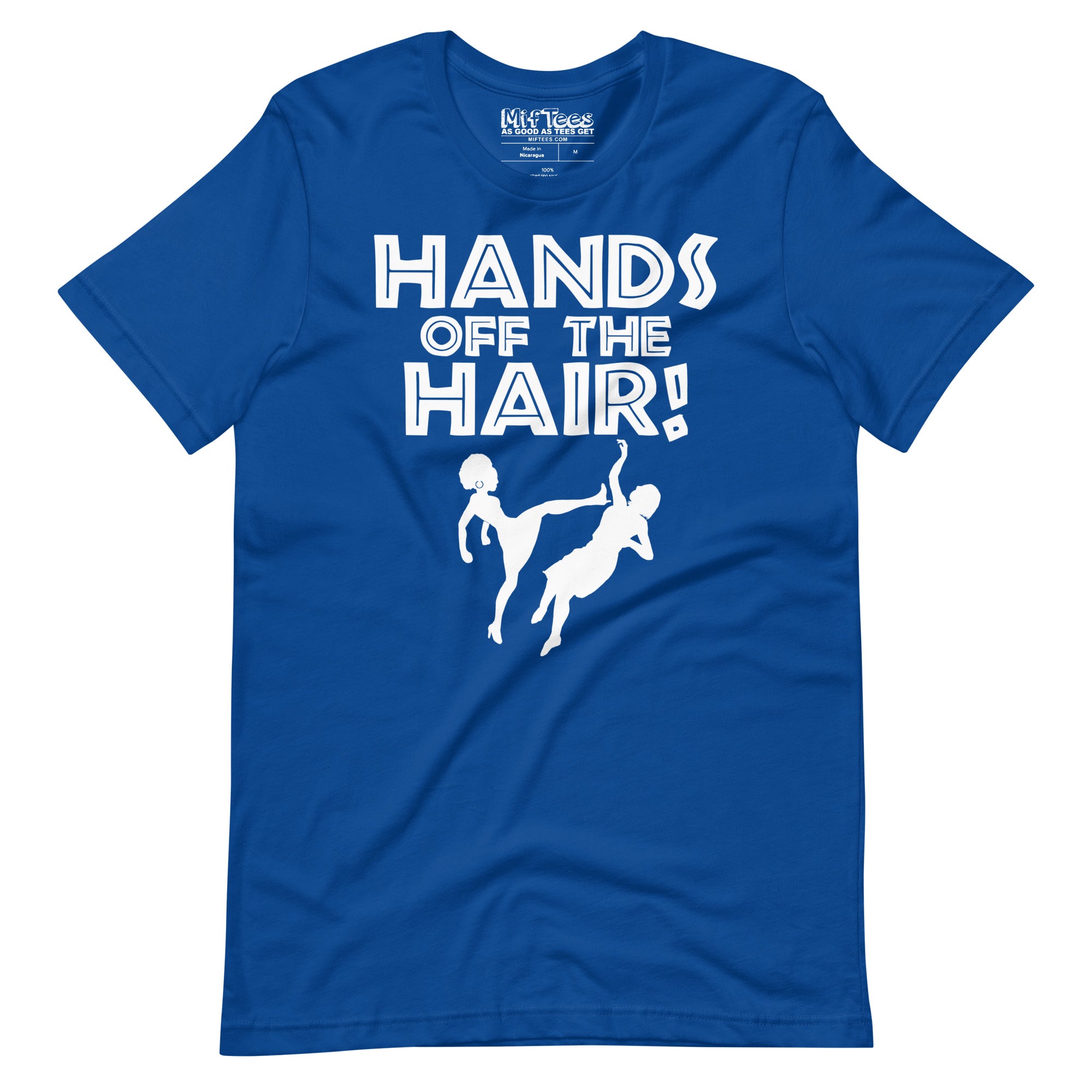 Hands Off the Hair Sparta Kick T-Shirt