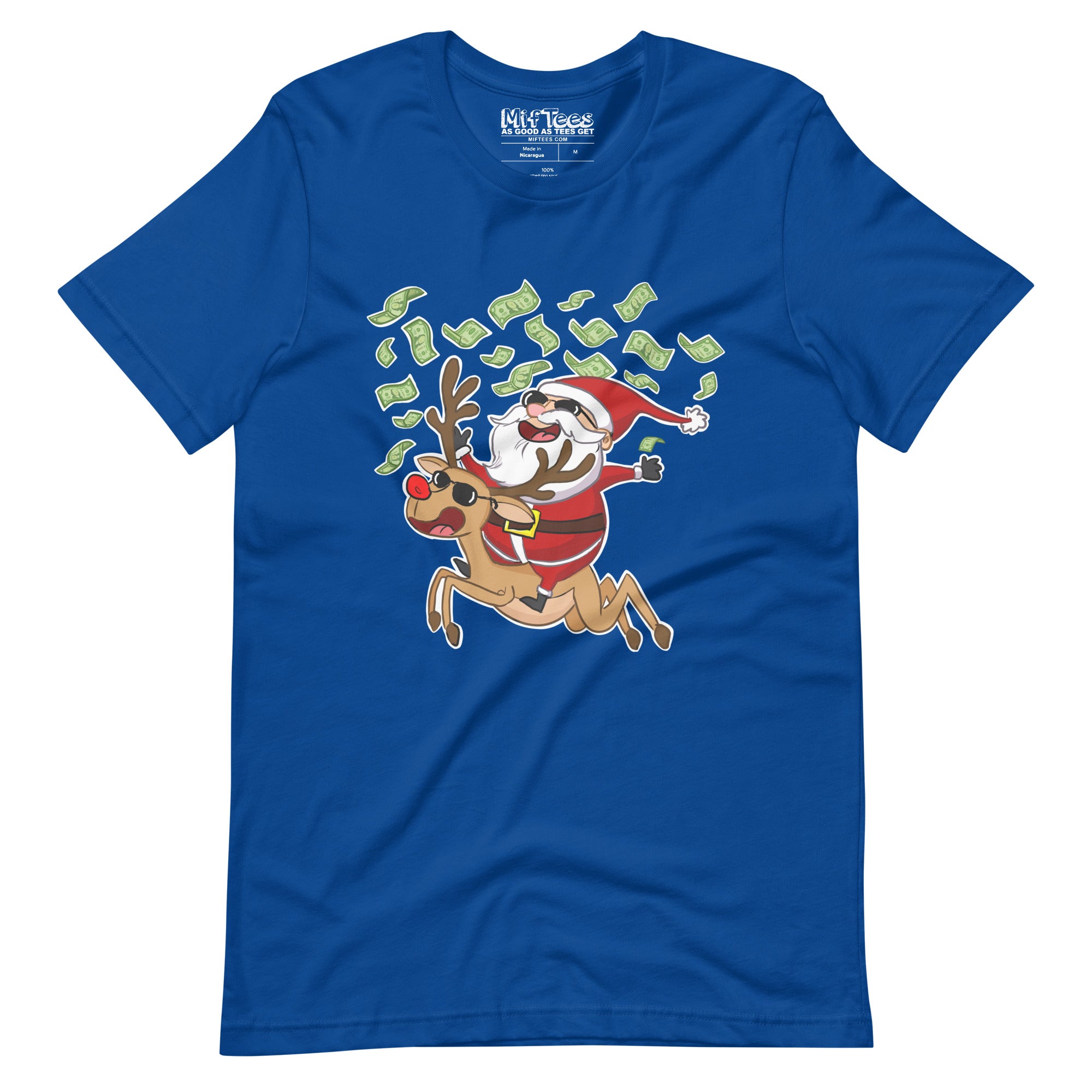 Santa and Rudolph t-shirt