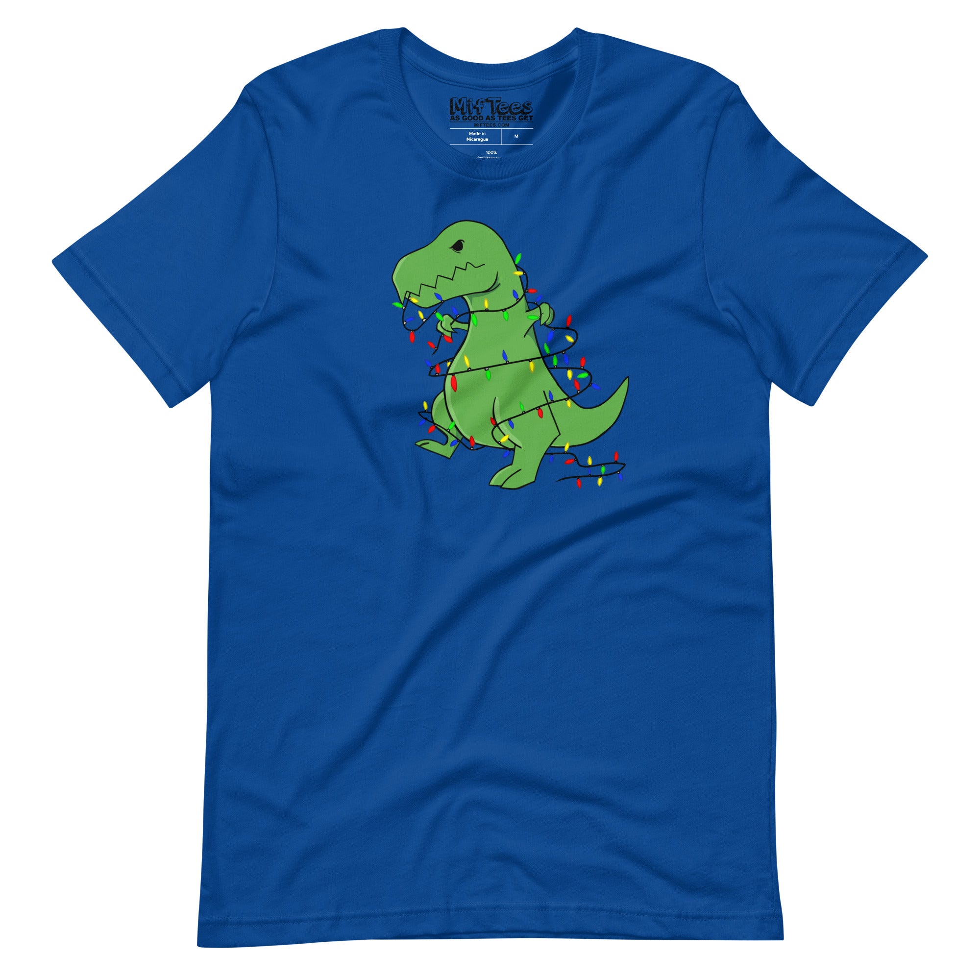 T-Rex hates Christmas Lights t-shirt