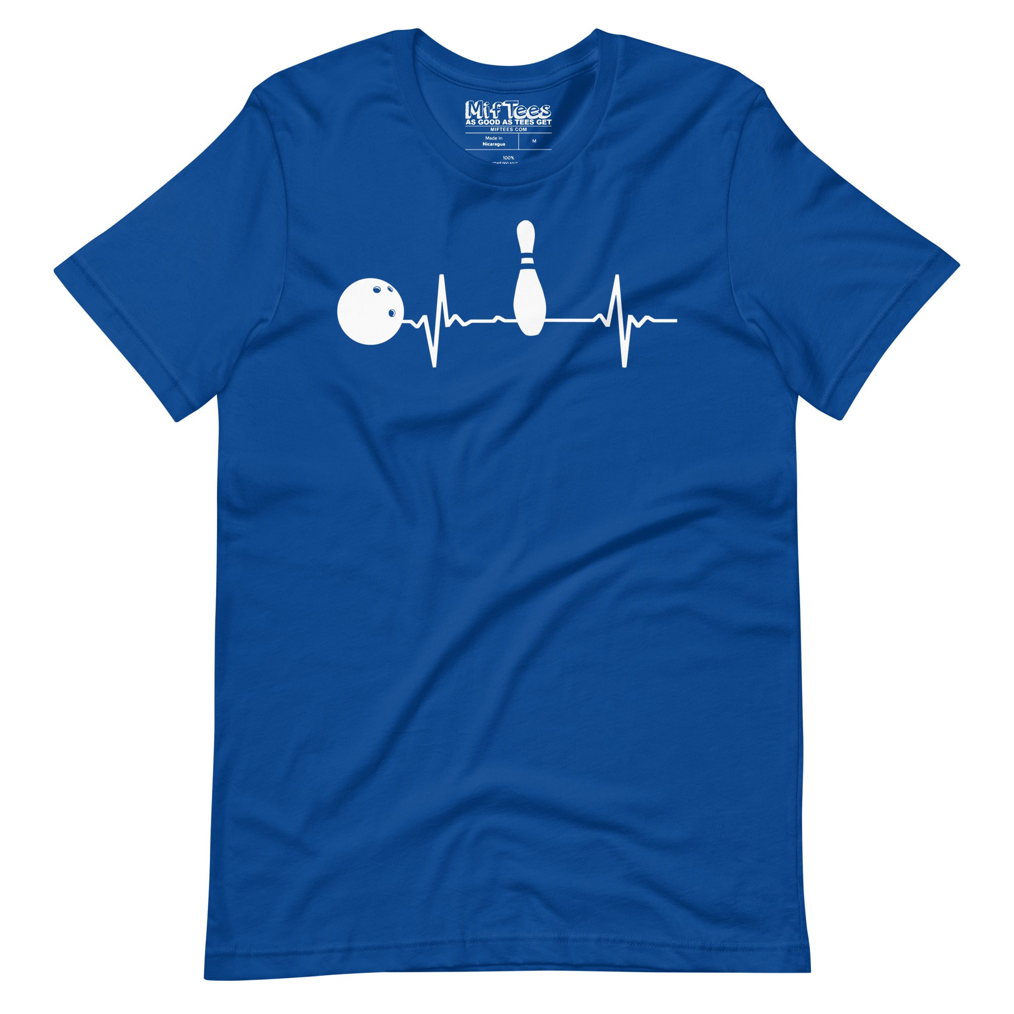 Bowling heartbeat t-shirt