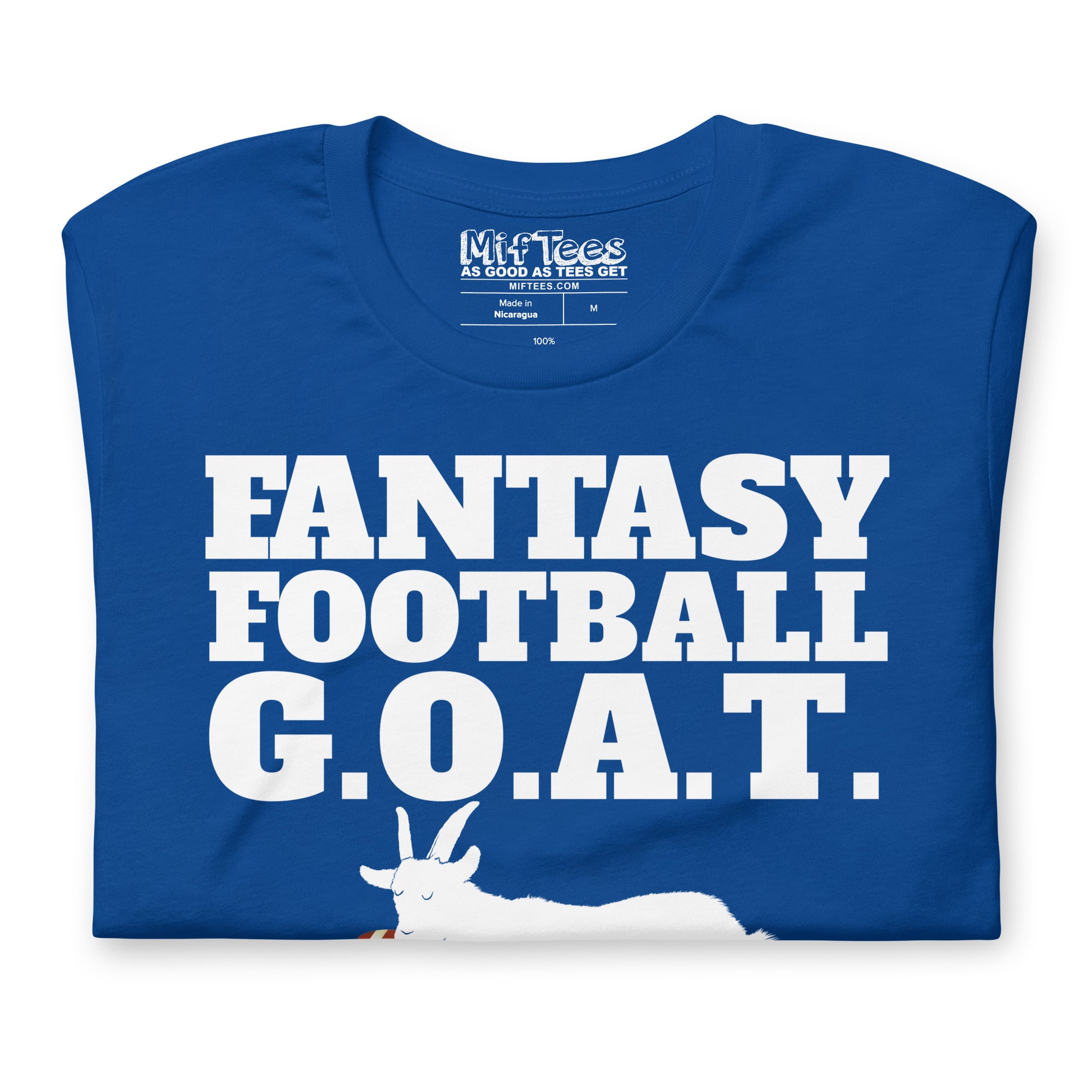 Fantasy Football GOAT t-shirt