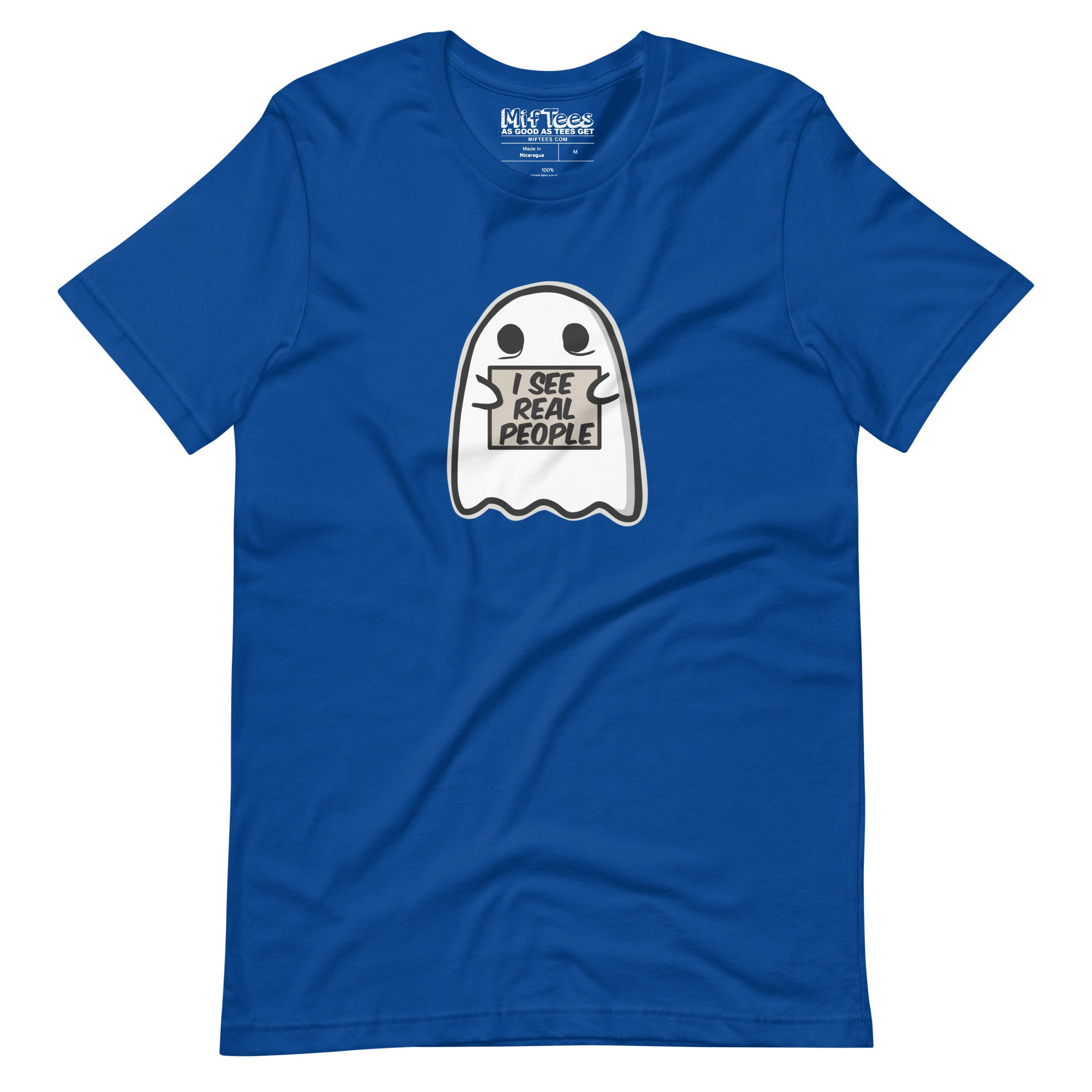 I See Real People Halloween Ghost T-Shirt