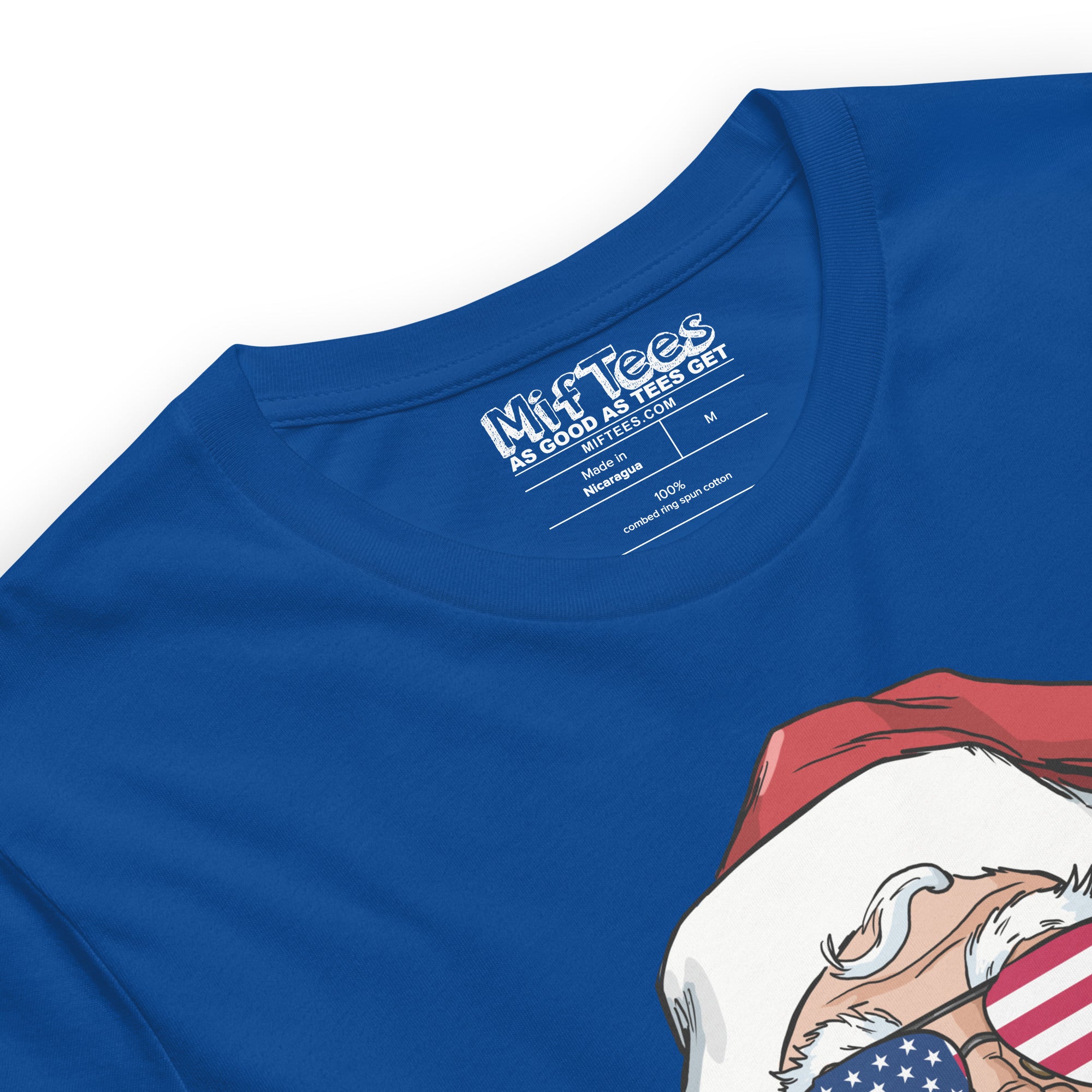 Patriotic USA Santa Claus t-shirt