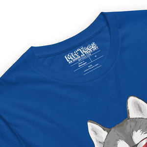 'Merica Husky t-shirt