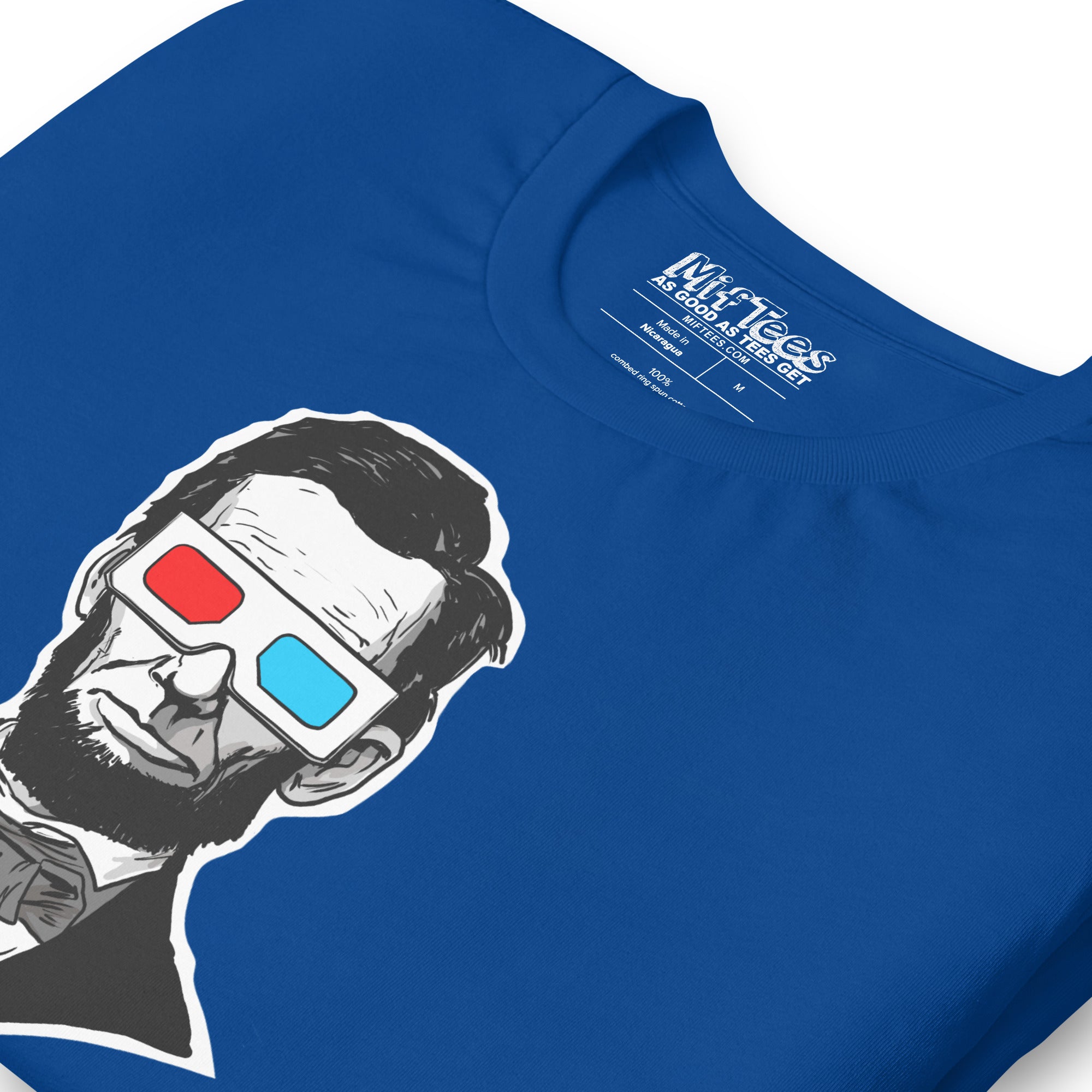 Abraham Lincoln 3D Glasses t-shirt