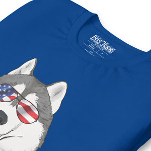 'Merica Husky t-shirt