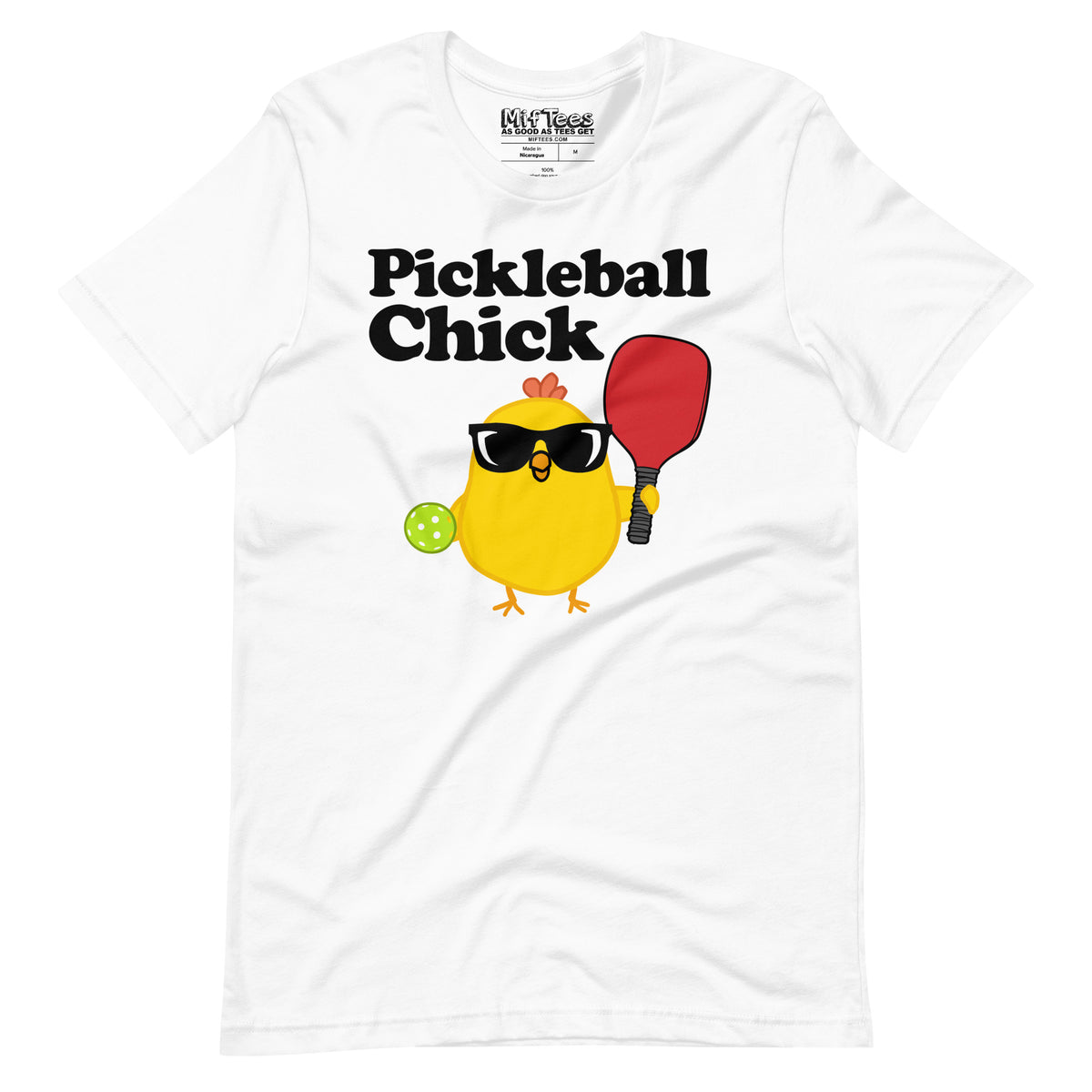 Pickleball Chick with Sunglasses t-shirt