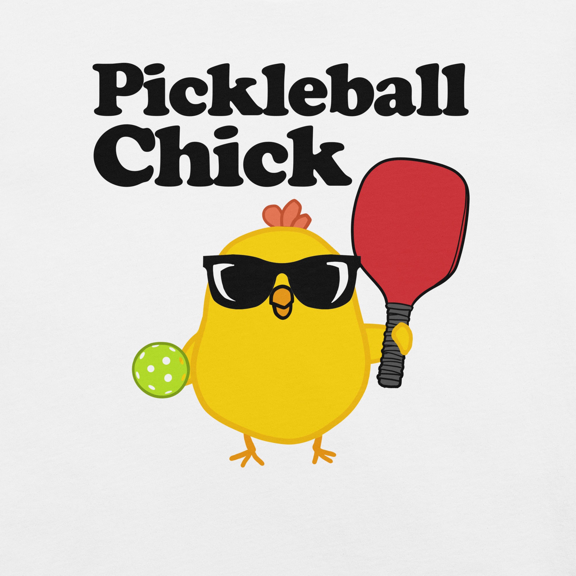 Pickleball Chick with Sunglasses t-shirt