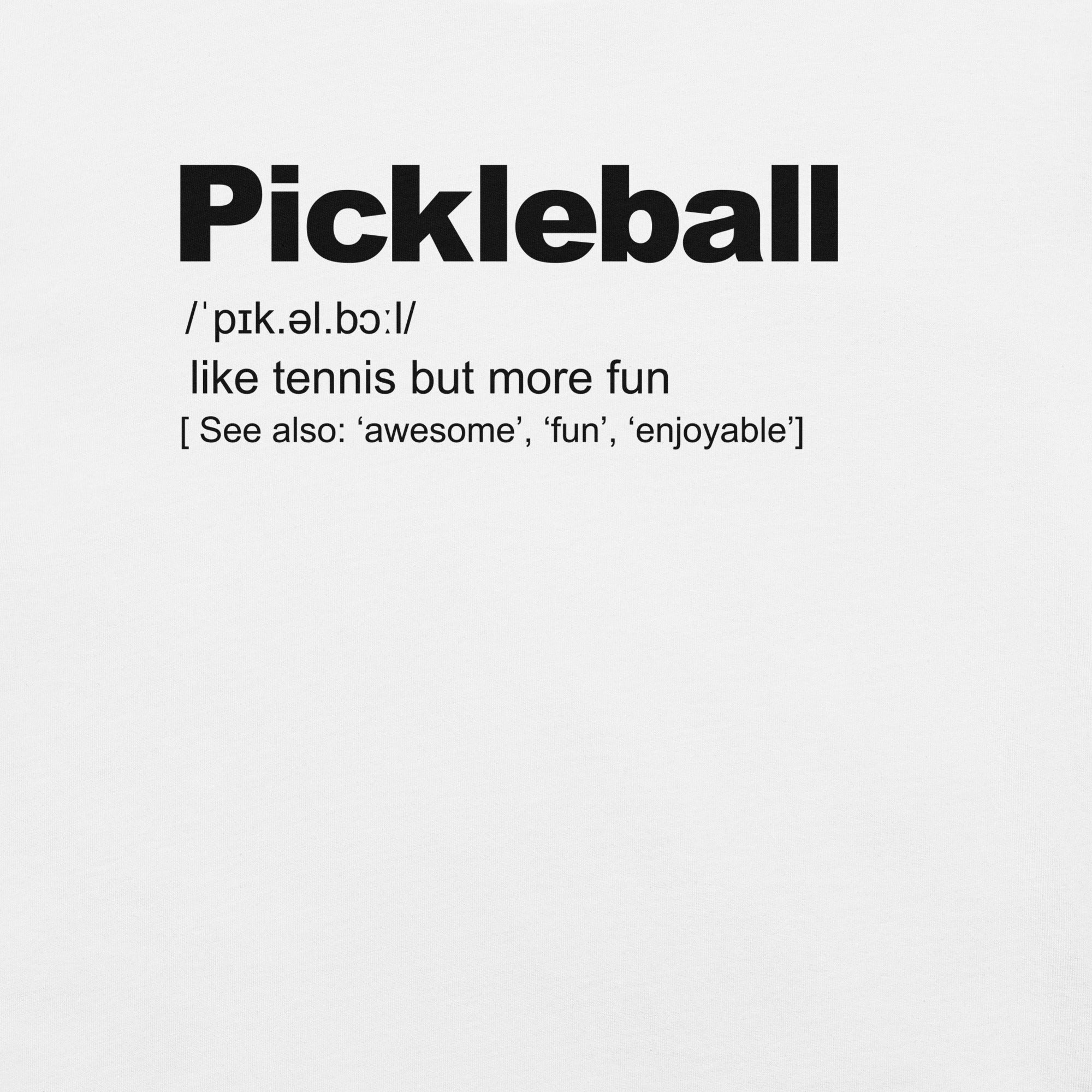 Pickleball Definition t-shirt