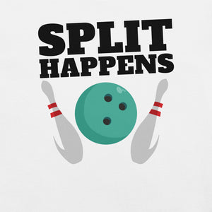 Bowling Split Happens t-shirt