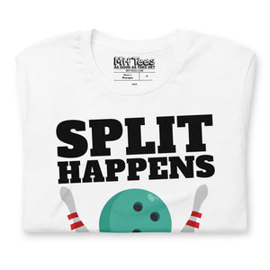 Bowling Split Happens t-shirt