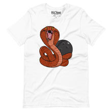 Load image into Gallery viewer, Snake with Bowling Ball t-shirt
