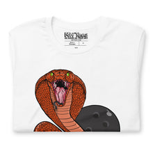 Load image into Gallery viewer, Snake with Bowling Ball t-shirt
