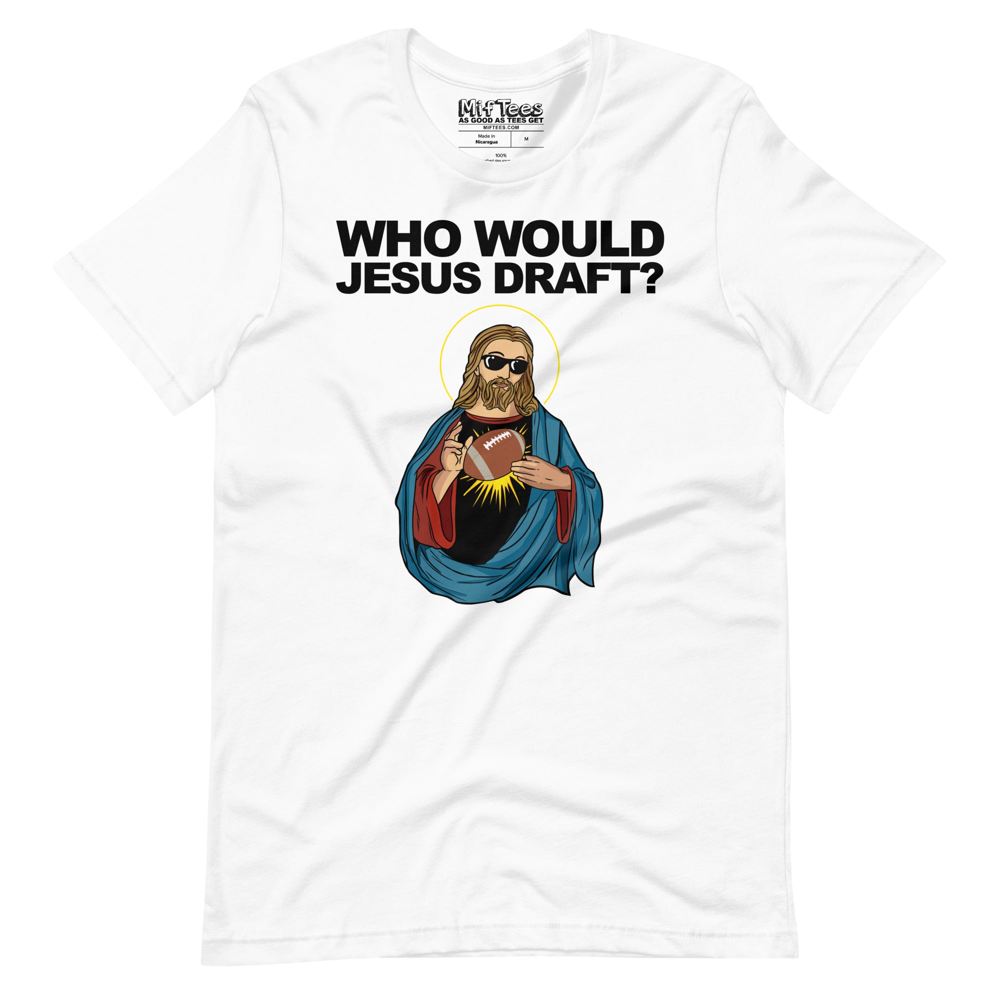 Fantasy Football Who Would Jesus Draft t-shirt