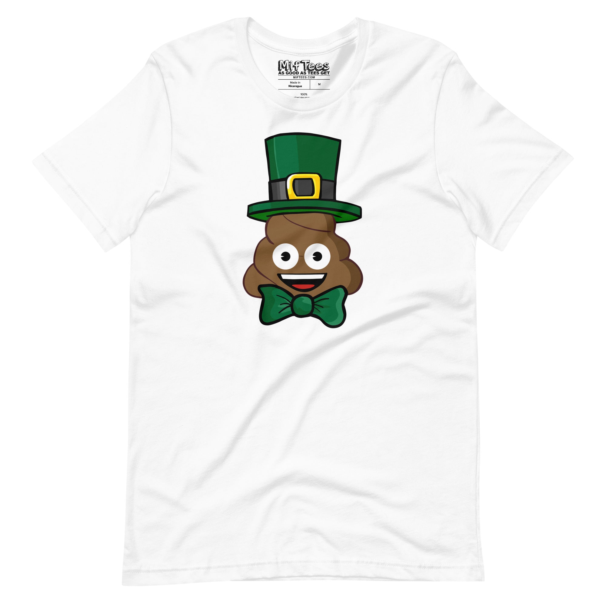 St Patrick's Day Poop funny St patricks day poop emoji T-Shirt