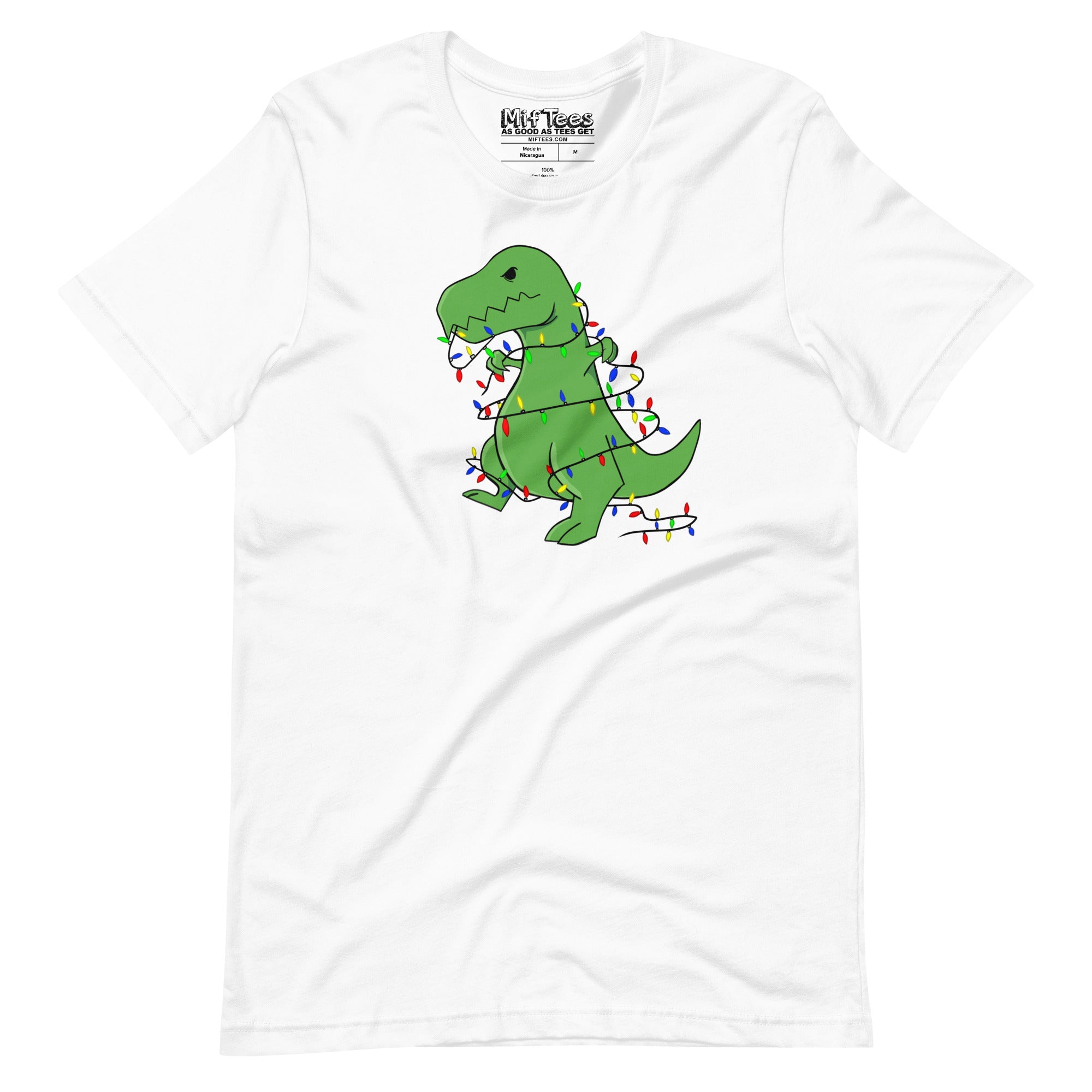 T-Rex hates Christmas Lights t-shirt