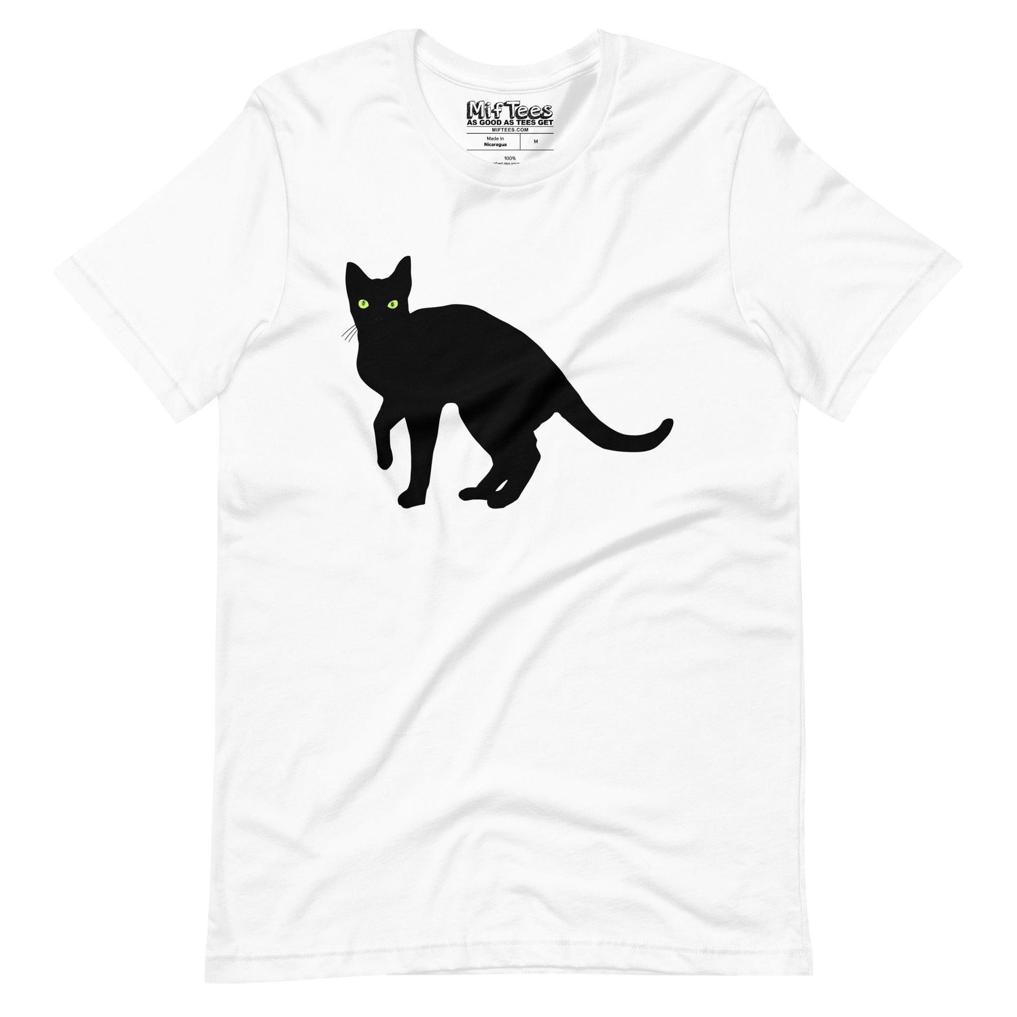 Lurking Black Cat t-shirt