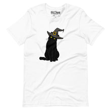 Load image into Gallery viewer, Black Cat Witch Halloween t-shirt
