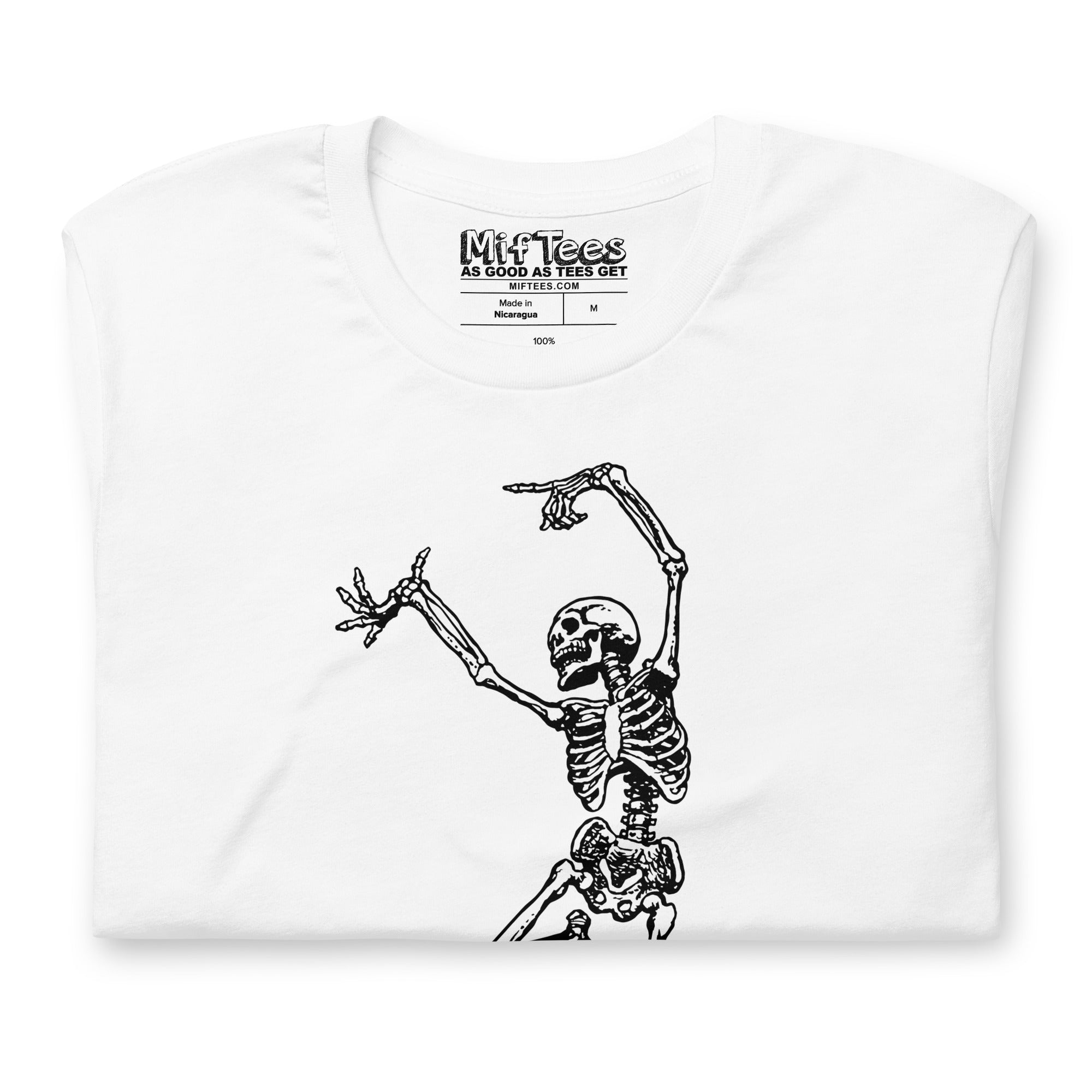 Right Dancing Skeleton Halloween T-Shirt