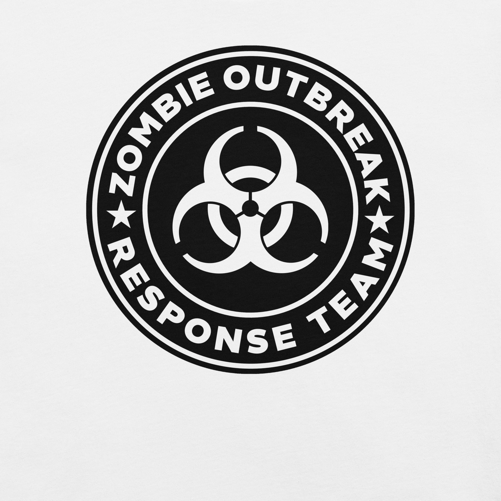 Black Zombie Outbreak Response Team T-Shirt