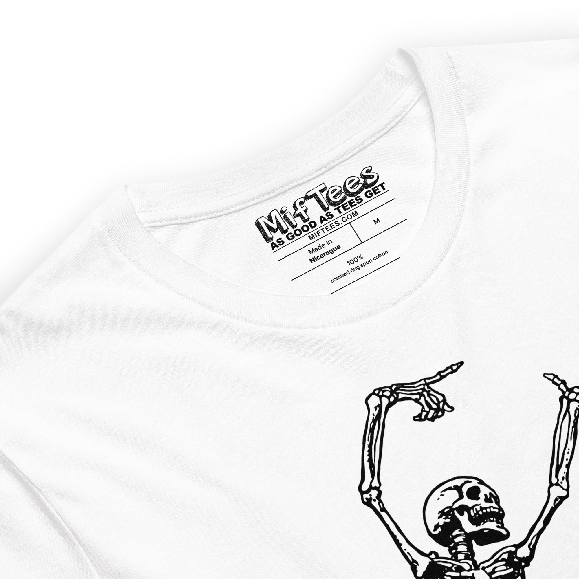 Left Dancing Skeleton Halloween T-Shirt